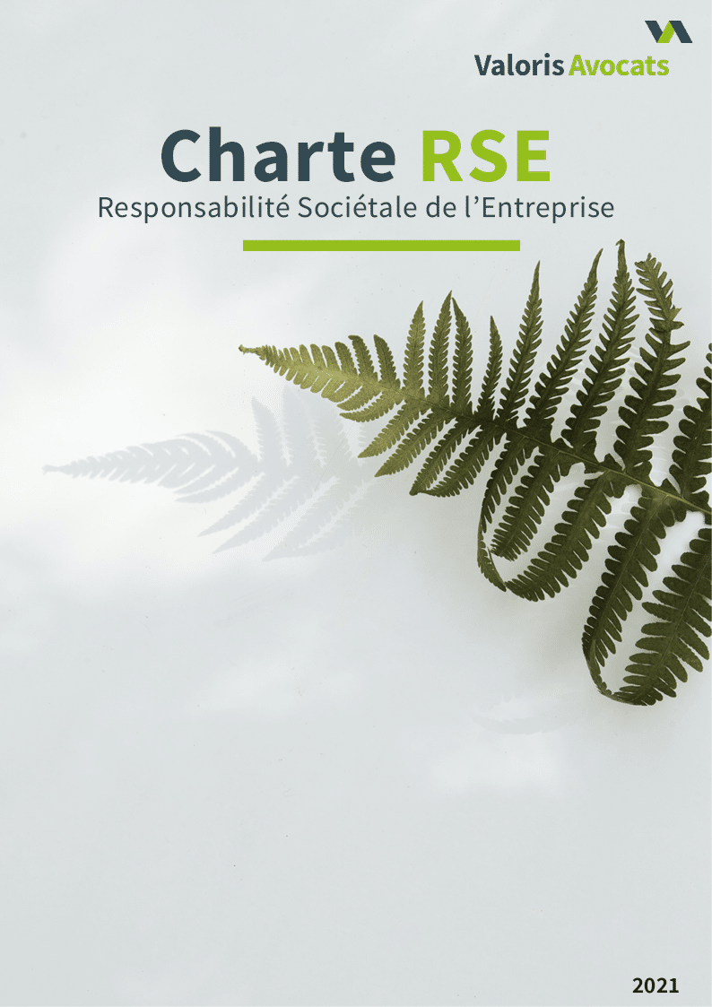 Charte RSE - Valoris Avocats